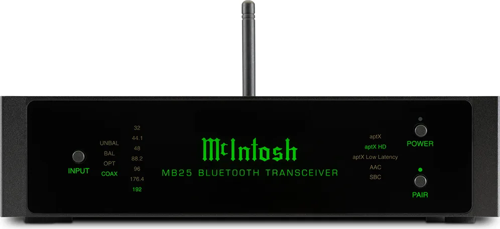 McIntosh MB25 Récepteurs Bluetooth