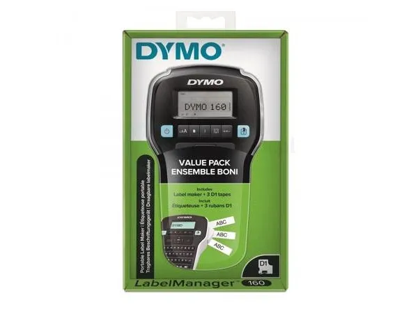 DYMO LabelManager 160 labelprinter (  3 farvebånd)