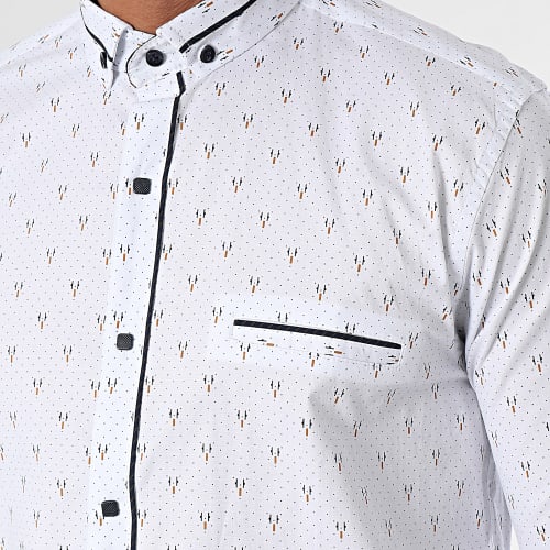 Chemise Manches Longues Blanc