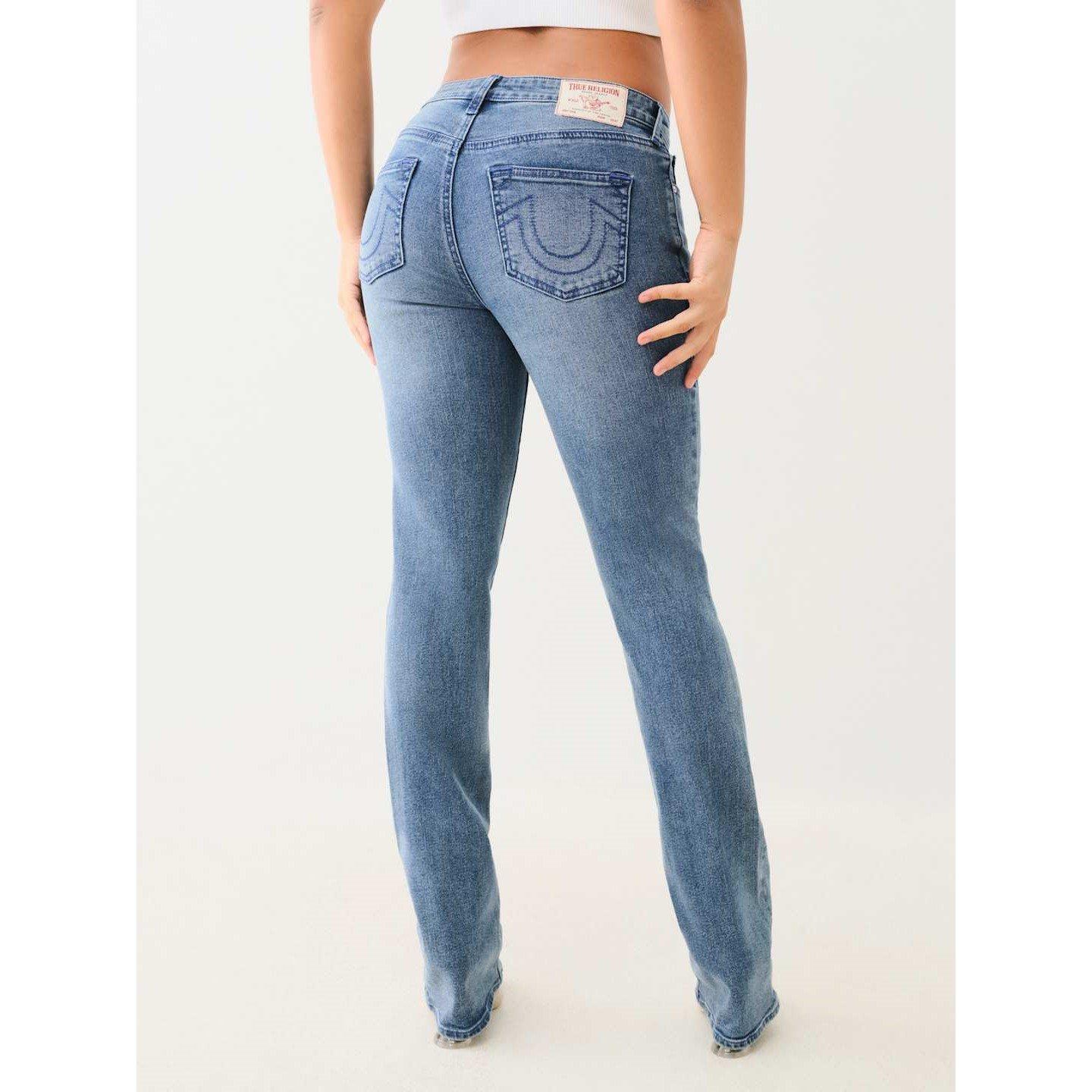 True Religion TR Billie Straight Jeans Womens