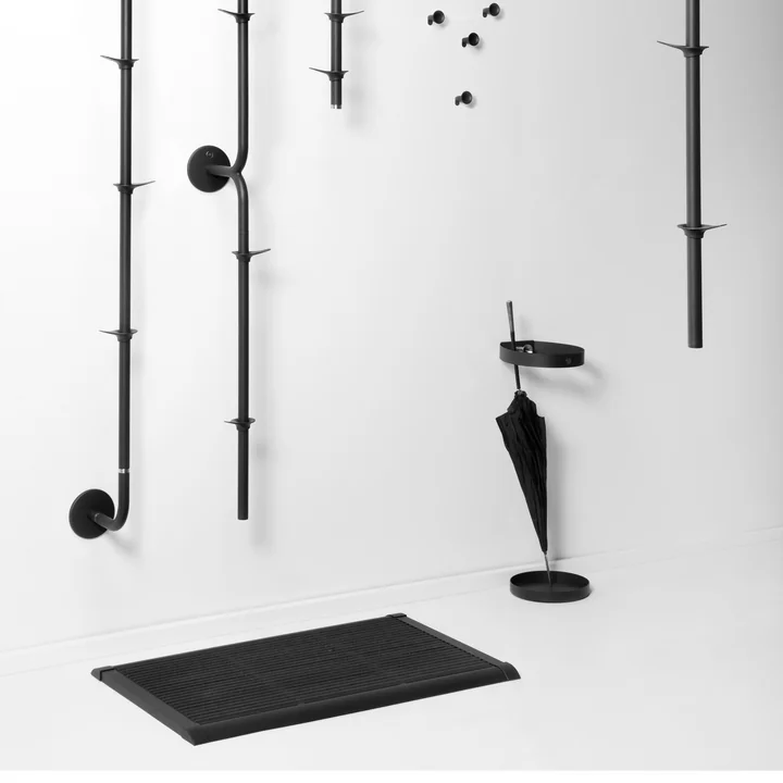 Rizz - Fussmatte door-line, 58 × 36 cm, anthrazit