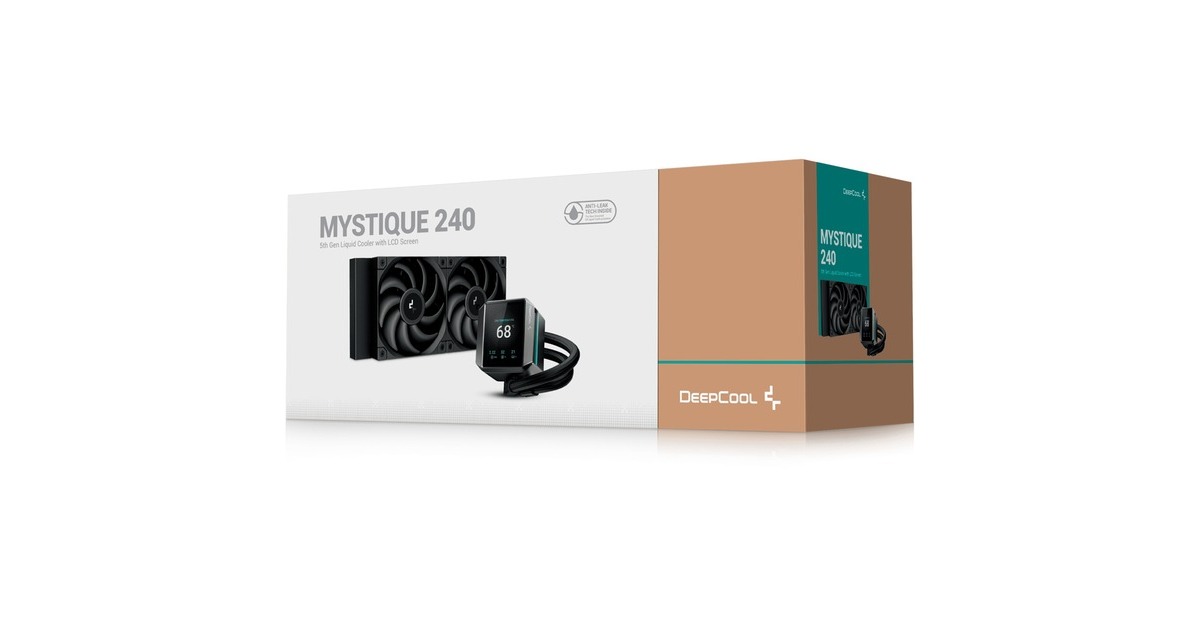 DeepCoolMYSTIQUE 240 waterkoeling  (Zwart)
