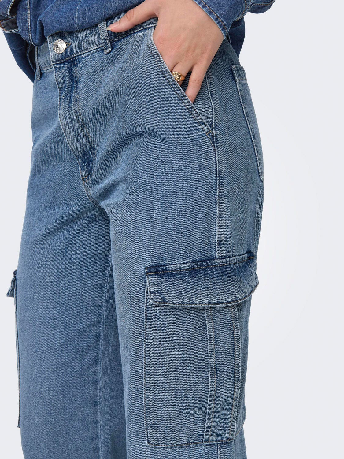 ONLY  Riley Cargo Denim