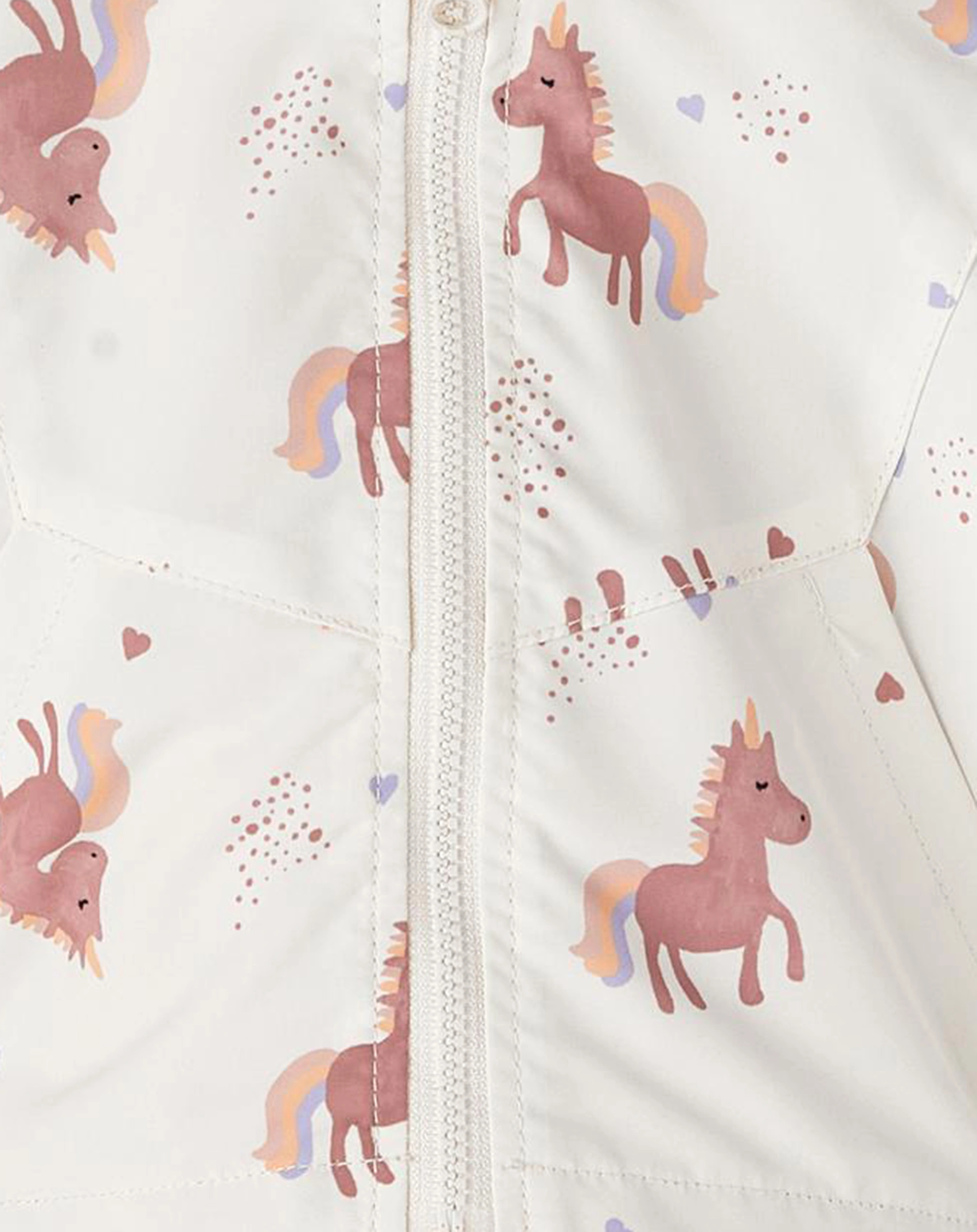 Regenjacke NBFMAXI - UNICORN in buttercream