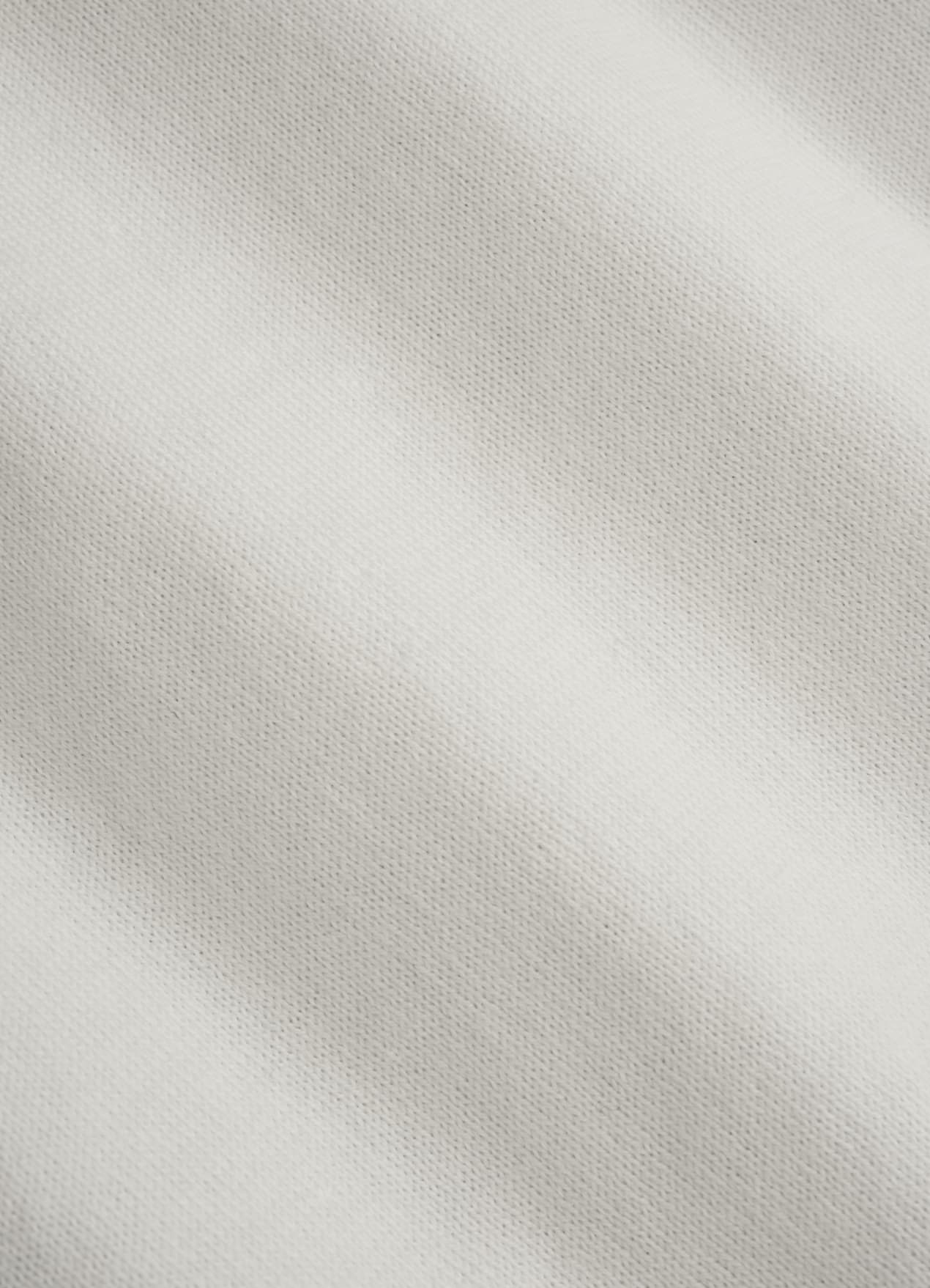 Pull col rond blanc