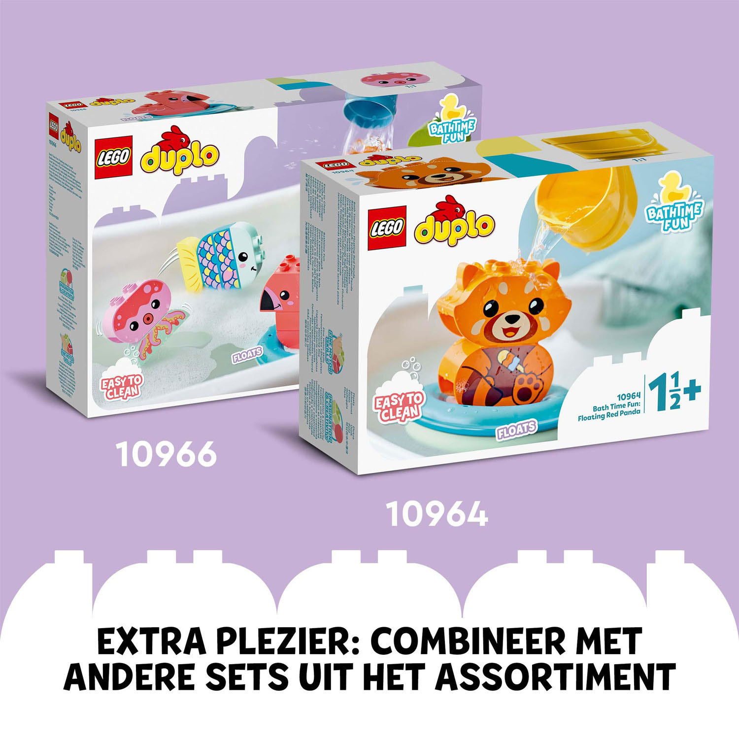 LEGO DUPLO 10965 Pret in bad: Drijvende Dierentrein