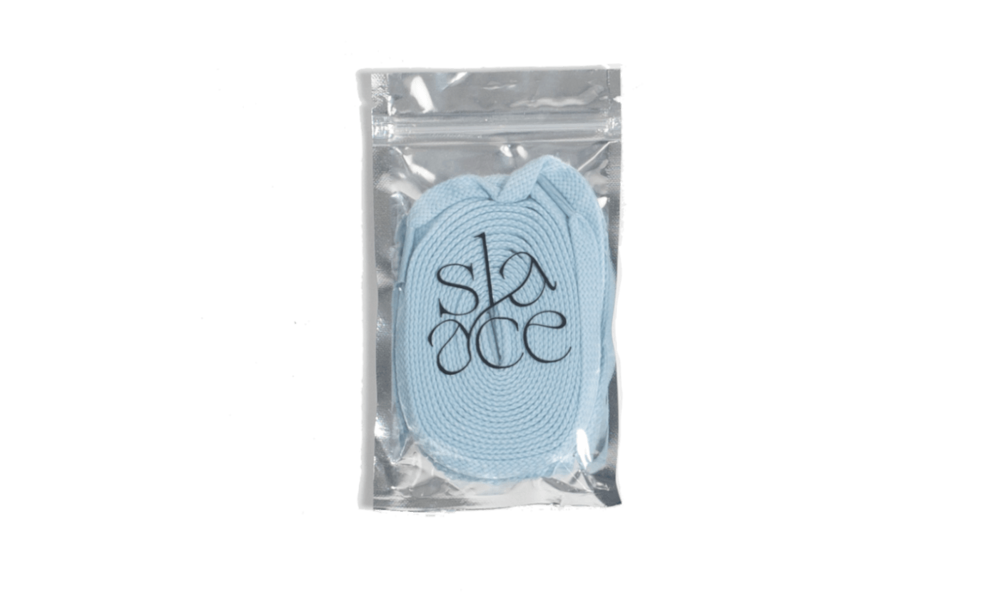 Slaace Flat Laces Sky Blue - 48h Delivery