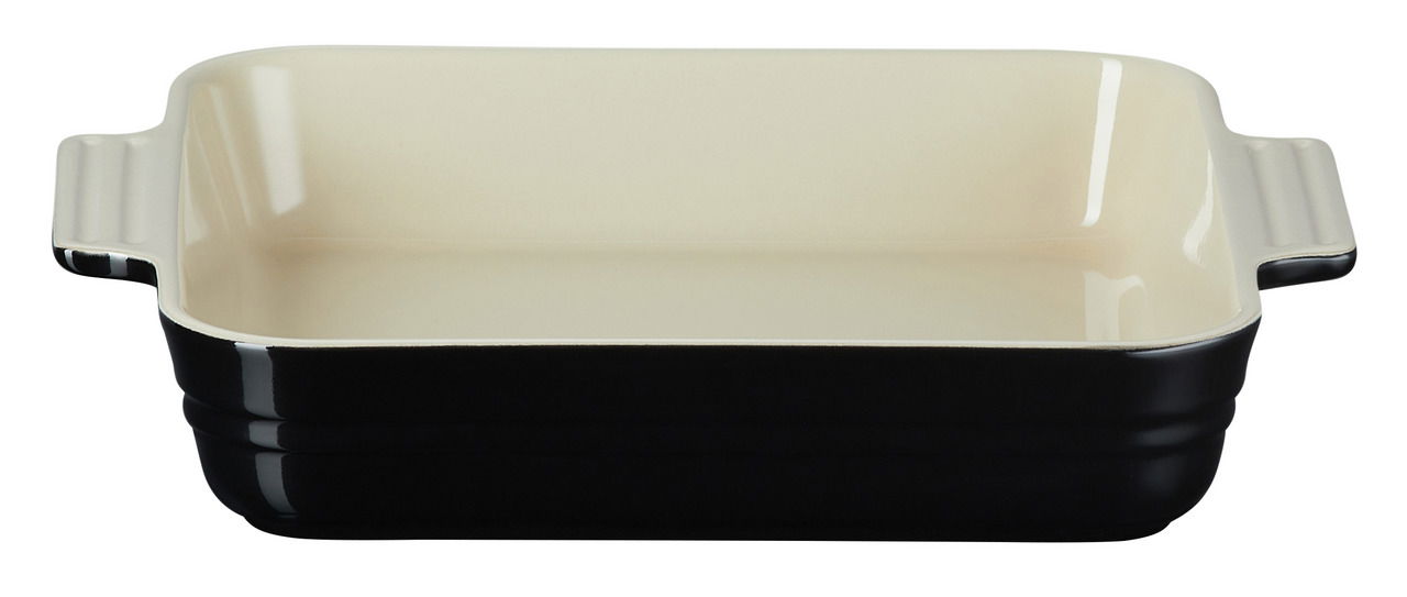 LE CREUSET Auflaufform 23cm Schwarz SIGNATURE