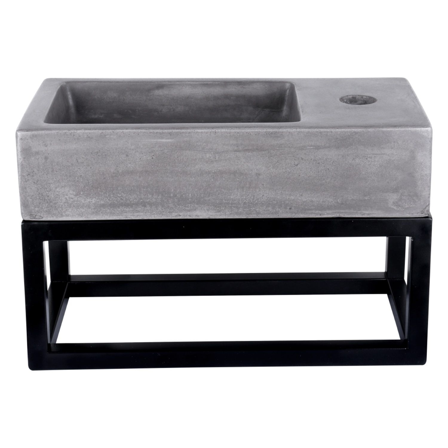 Differnz Ravo fontein 38.5x18.5x9cm beton donker grijs
