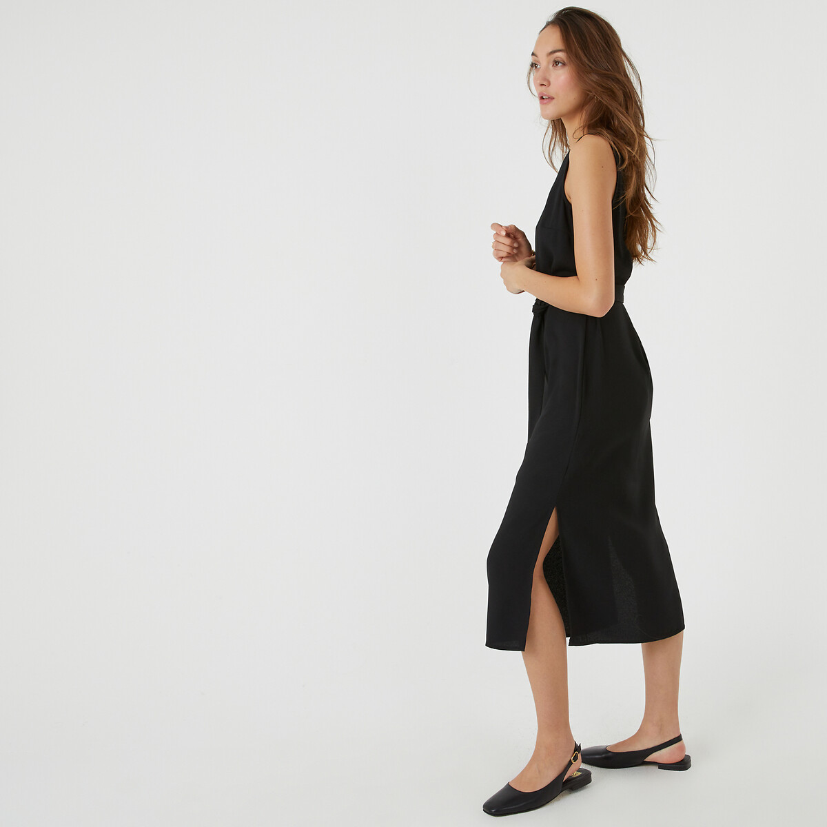 COLEÇÃO LA REDOUTE<br>Vestido reto sem mangas