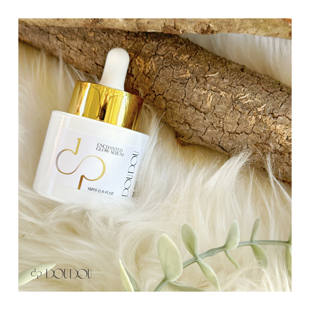 Condicionador DOUDOU Enchanted Glow, Sérum de estilização sem enxágue holístico, natural e nutritivo para cães.