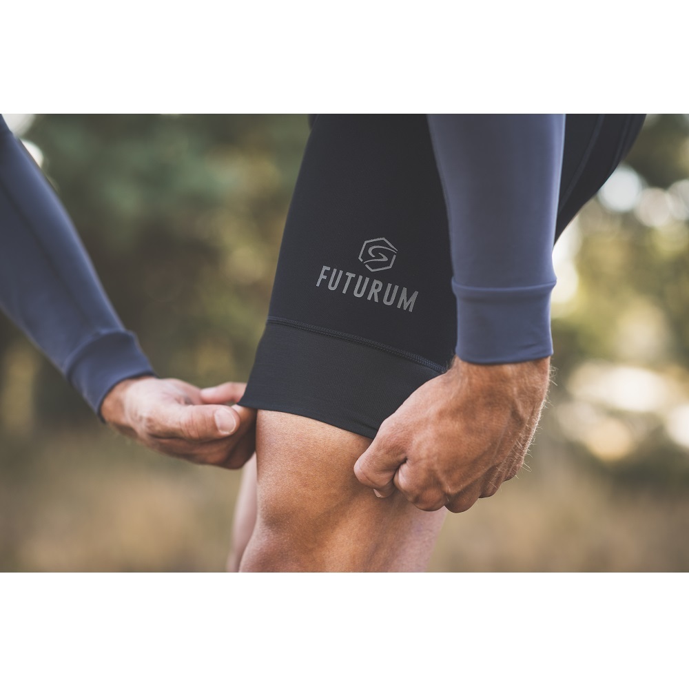 FUTURUM JORIS II Thermo Fietsbroek Kort Zwart Heren