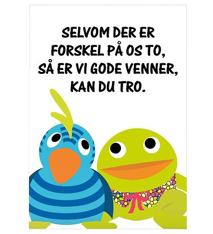 Citatplakat Poster - A3 - Gute Freunde