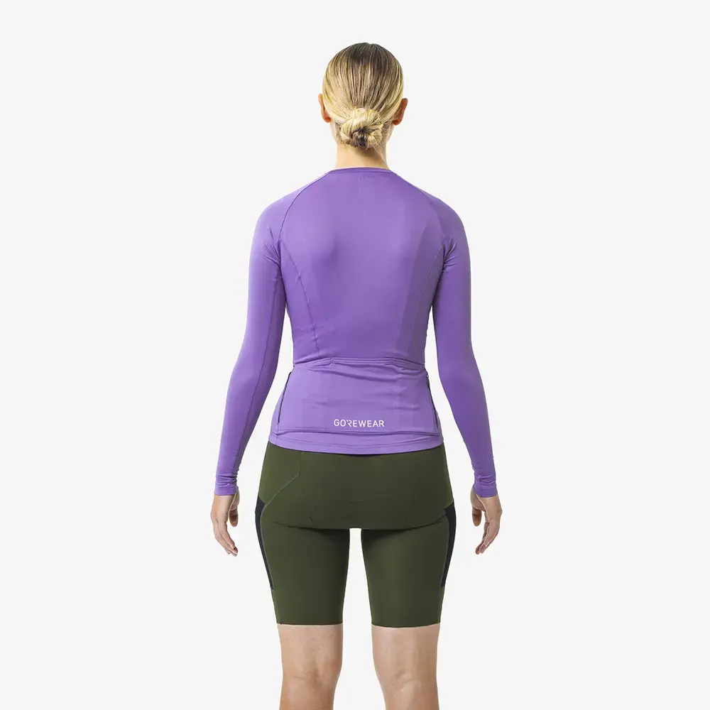 GORE Wear Spinshift Fietsshirt Lange Mouwen Paars Dames