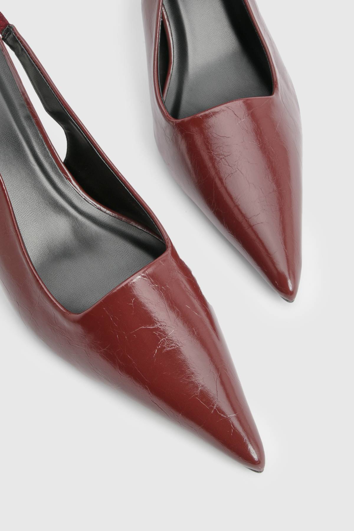 boohoo Slingback Extreme Point Court Shoes