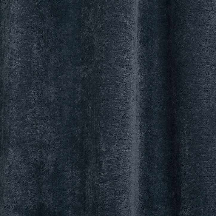 Rideau occultant GoodHome Cather bleu marine H. 260 x l.140 cm