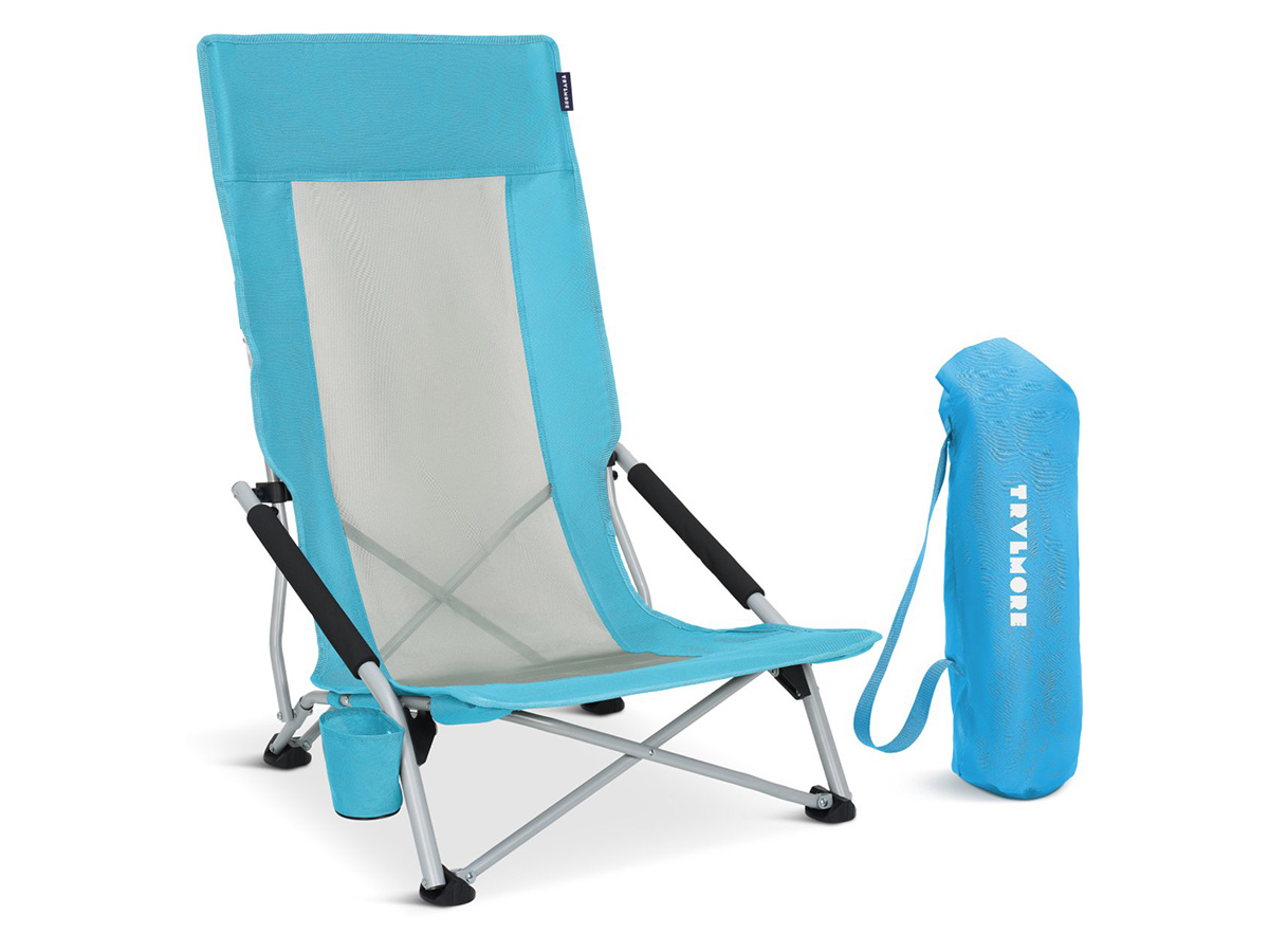 Trvlmore Beach Chair High strandstoel - Blue