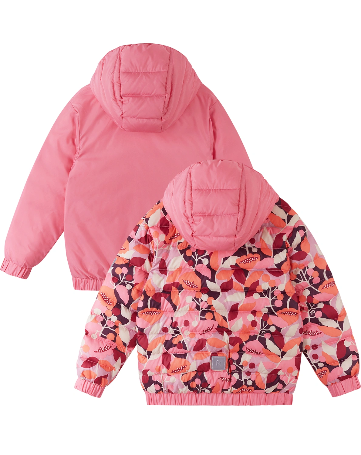Daunenjacke FINNOO zum Wenden in sunset pink