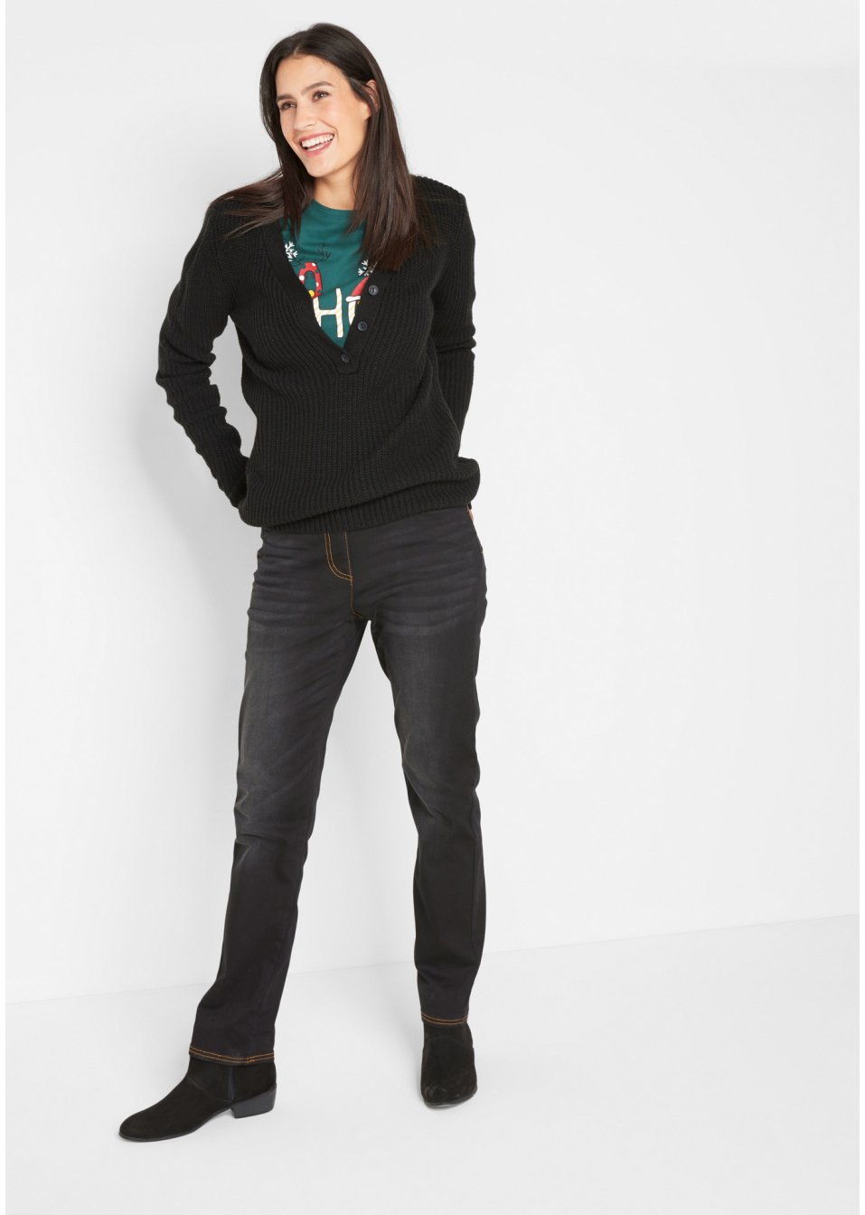 T-shirt de Noël manches longues
