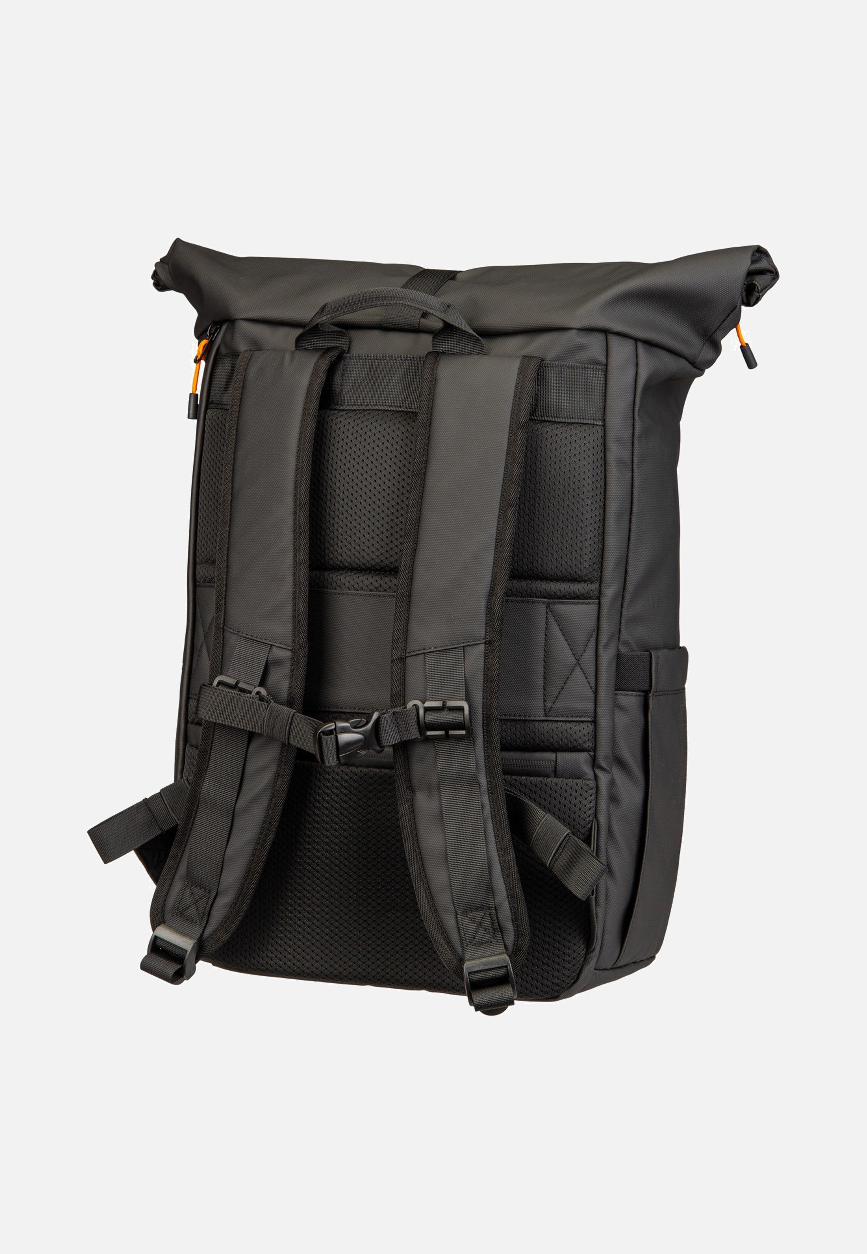 Briize Backpack M Roll-Up Black - Rucksack