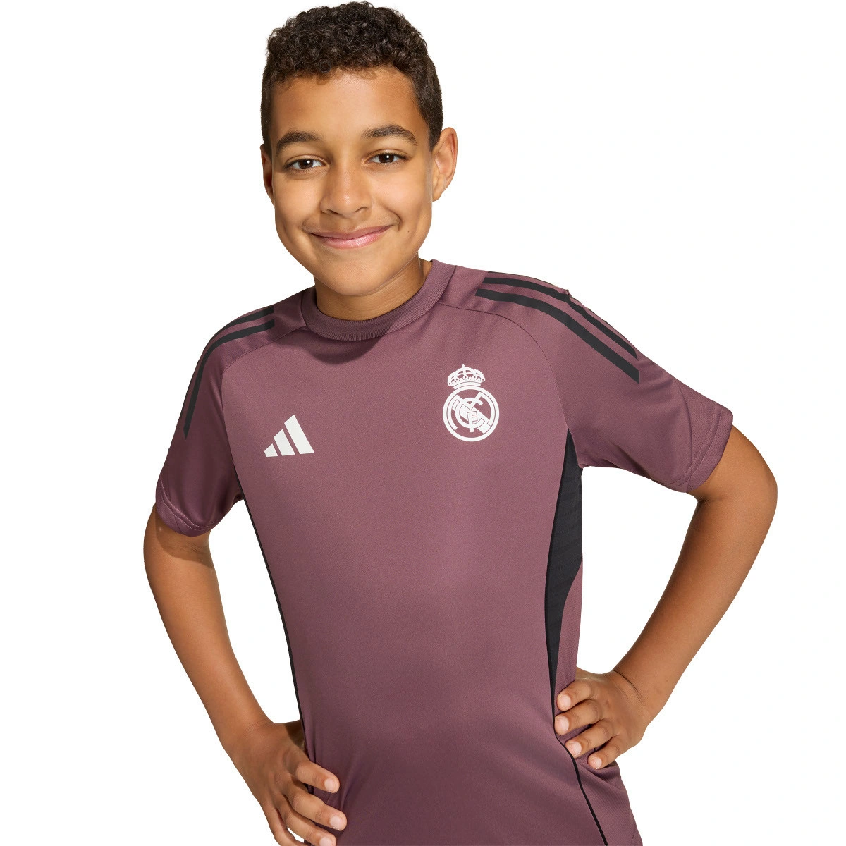 T-Shirt adidas Real Madrid Training 2025-2026 Criança