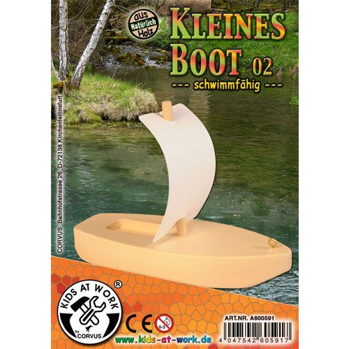 Kids at work kleine zeilboot