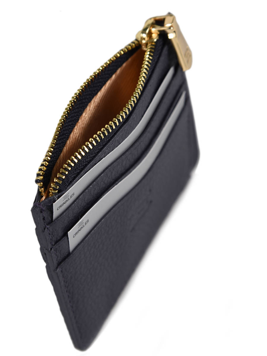 Porte-cartes Caviar cuir CRINKLES