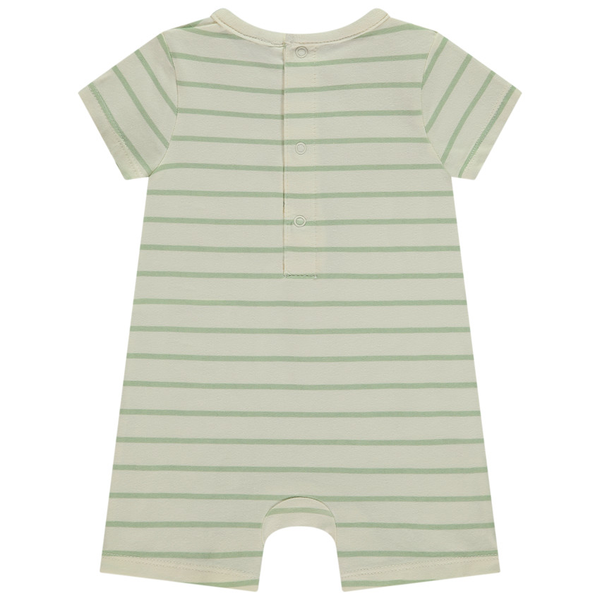 Combishort rayée print gomme Simba  pour bébé garçon