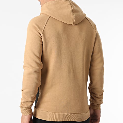 Veste Zippée Capuche GW-2514 Noir Beige