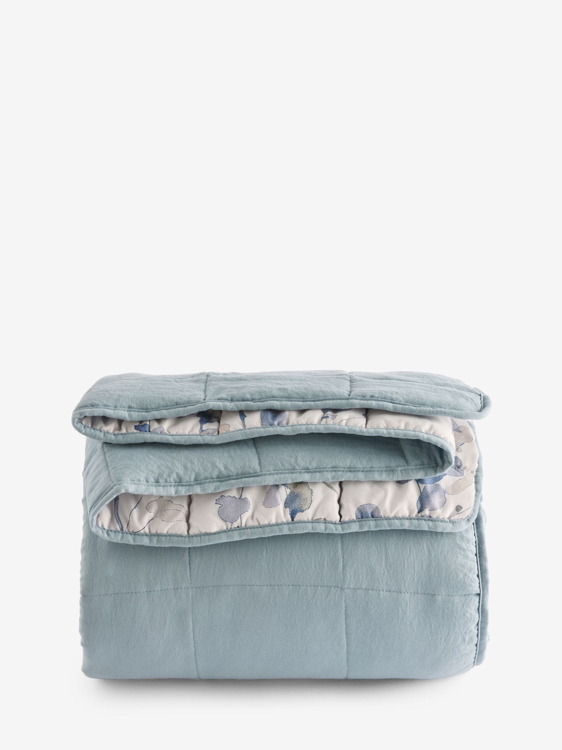 Honesty Floral Print Reversible Bedspread