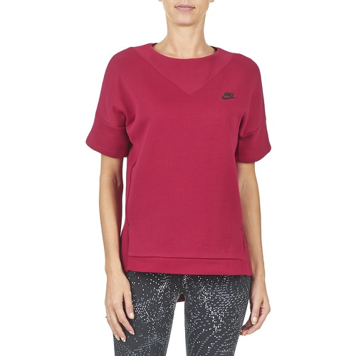 Nike - TECH FLEECE CREW - Bordeaux