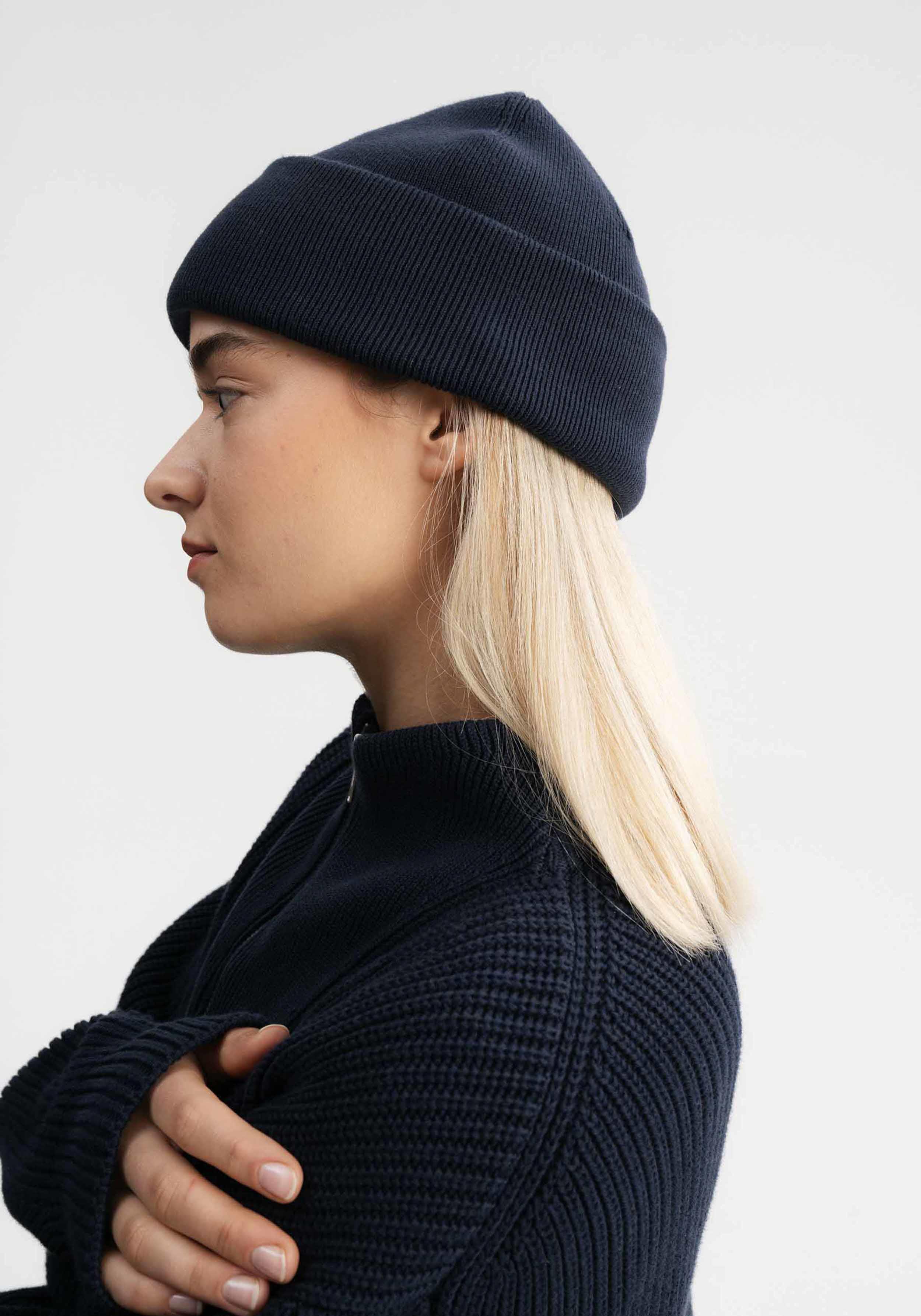 Mela Feinstrickmütze Himmat Navy