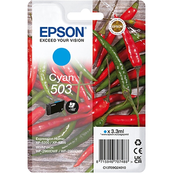 Cartouche d'encre Epson 503 PIMENT CYAN