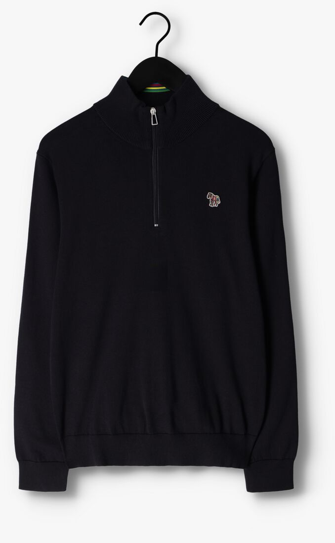 PS PAUL SMITH donkerblauwe ps paul smith trui mens sweater half zip zeb bad