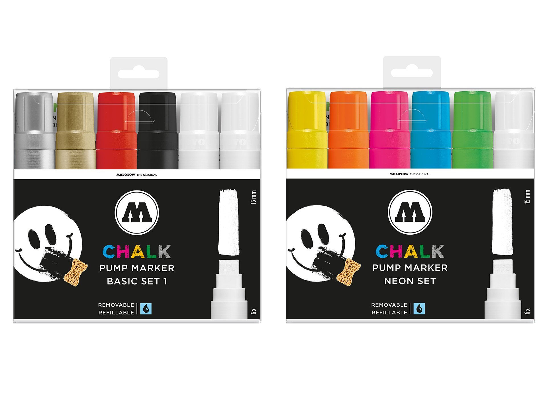 Molotow Chalk Marker 15 mm, 6er-Set