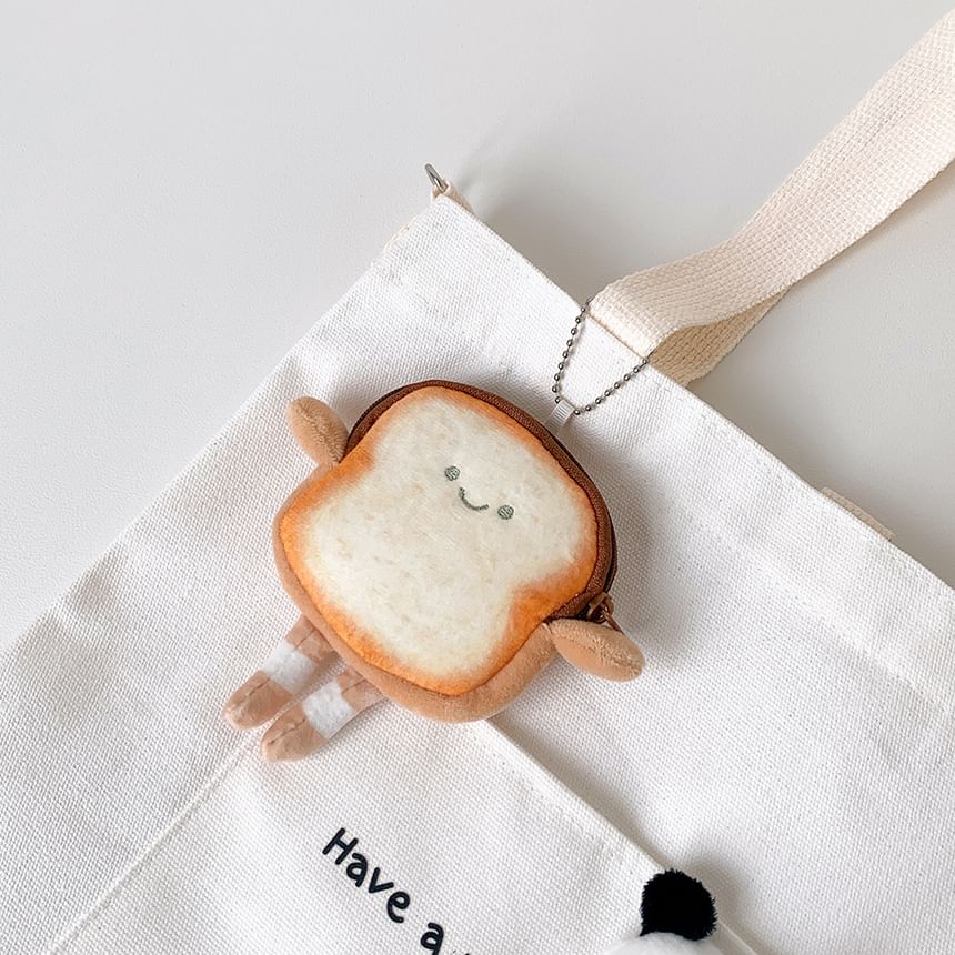 Kumi Fanchant - Toast Pluche Portemonnee Tas Charm Sleutelhanger