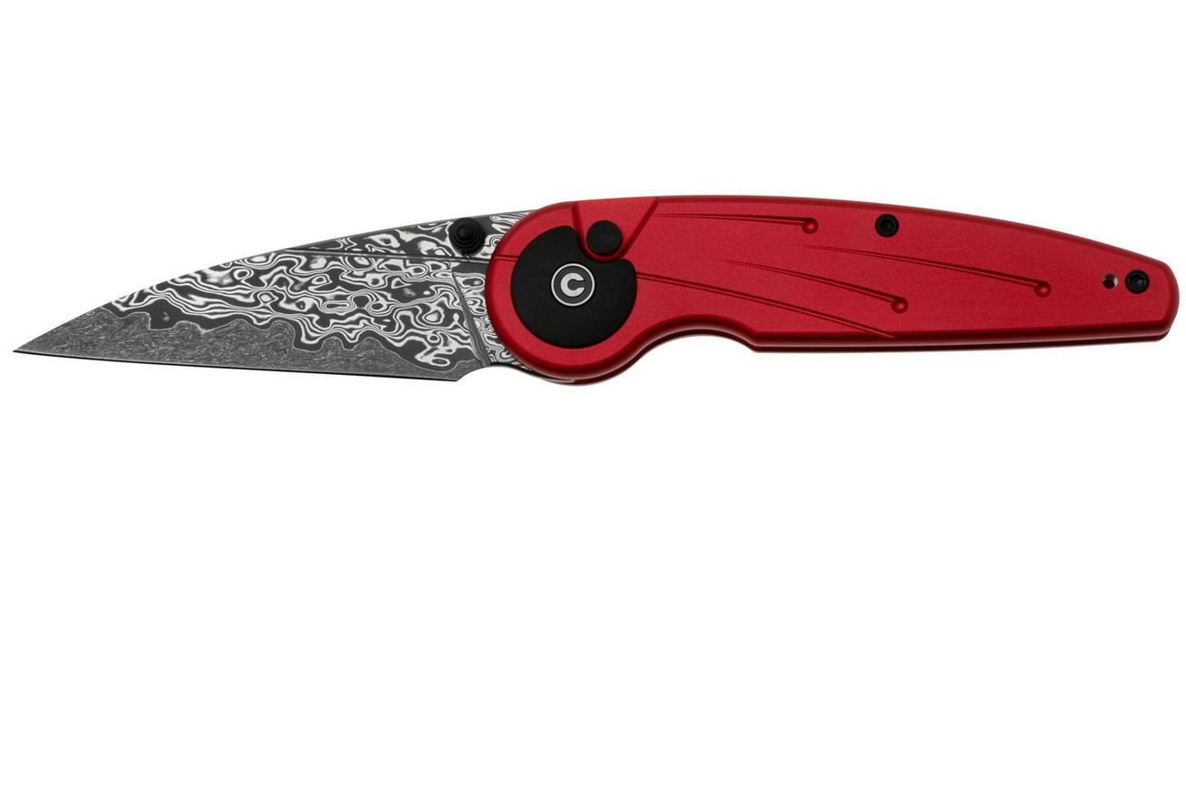 Civivi Starflare C23052-DS1 Damascus, Red Aluminum, zakmes