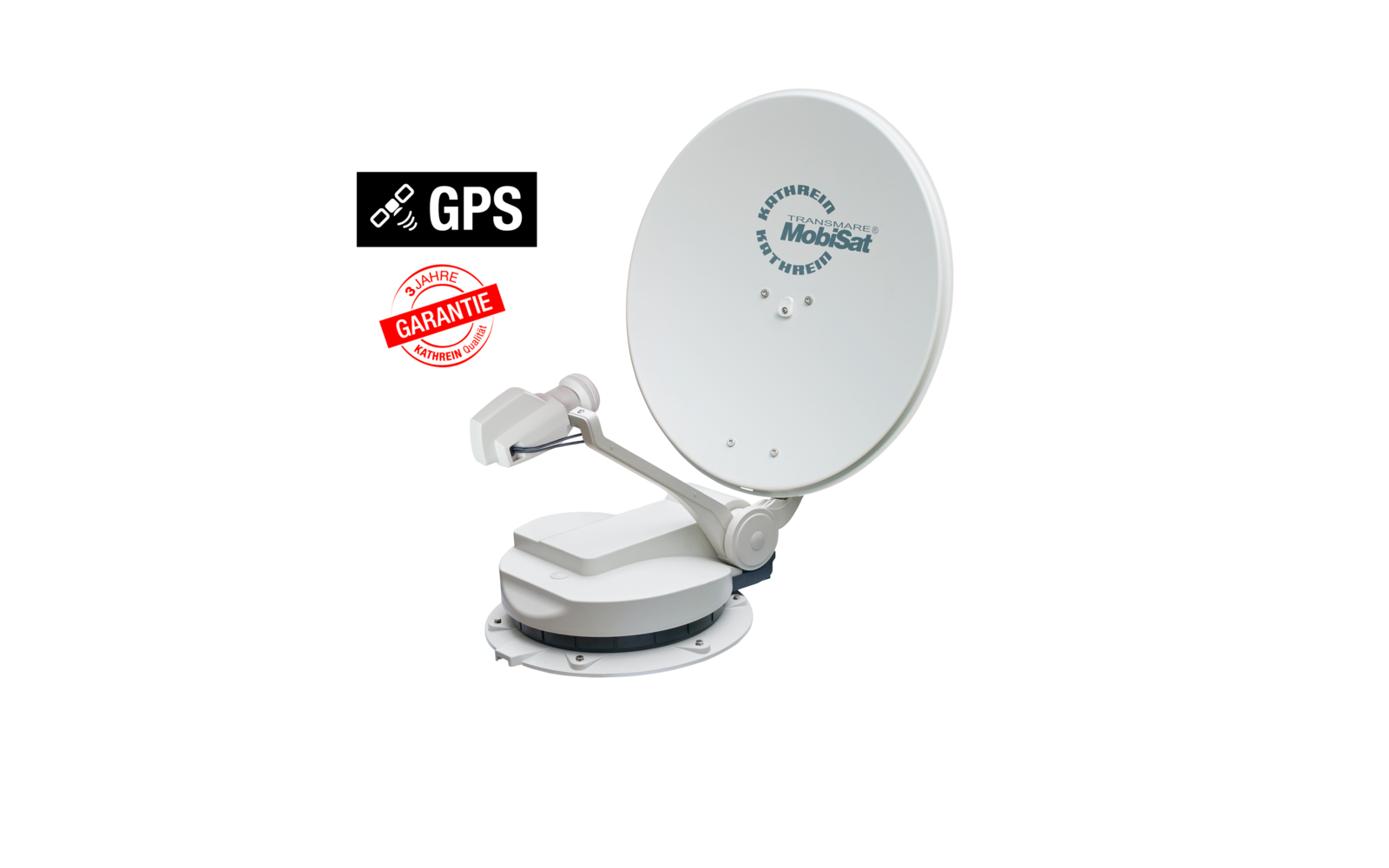 Kathrein CAP 750 GPS Vollautomatische Sat-Antenne mit GPS inkl. Steuergerät Twin LNB