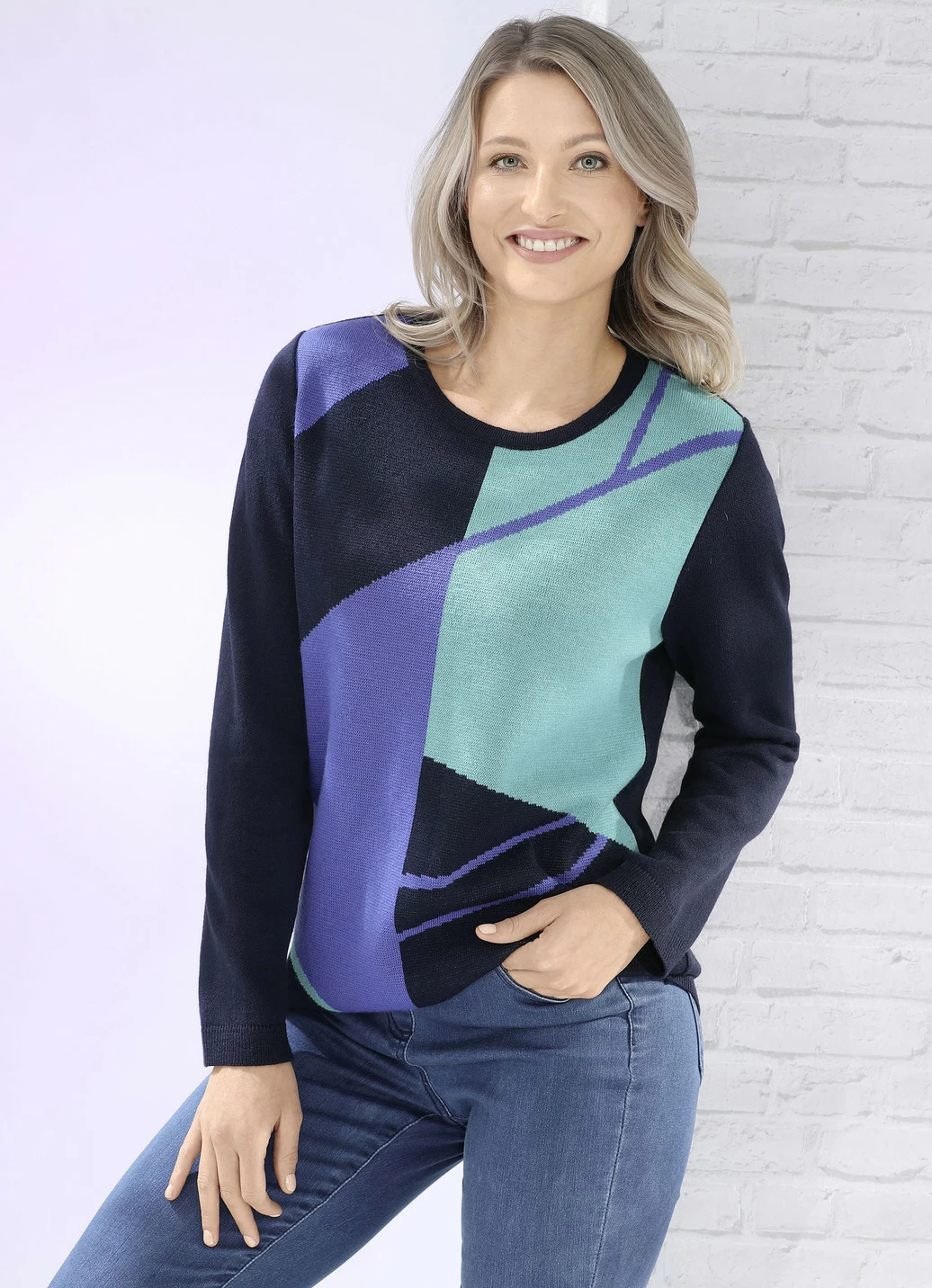Pullover mit Jacquard-Dessin
