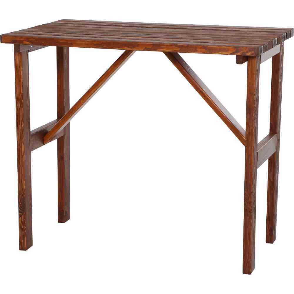 Bartisch TESSIN - braun - Kiefernholz