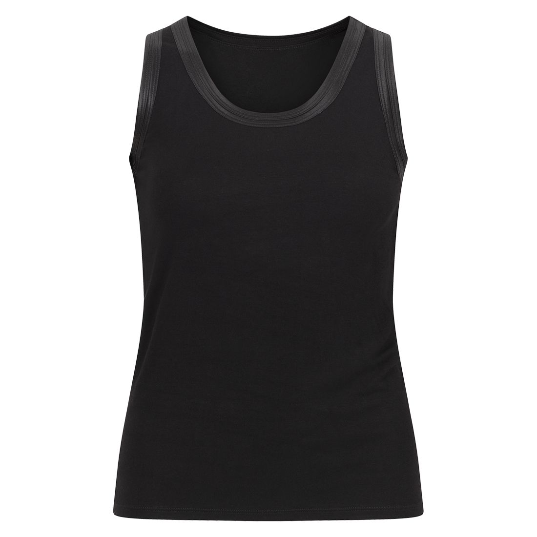 Singlet med satengbånd