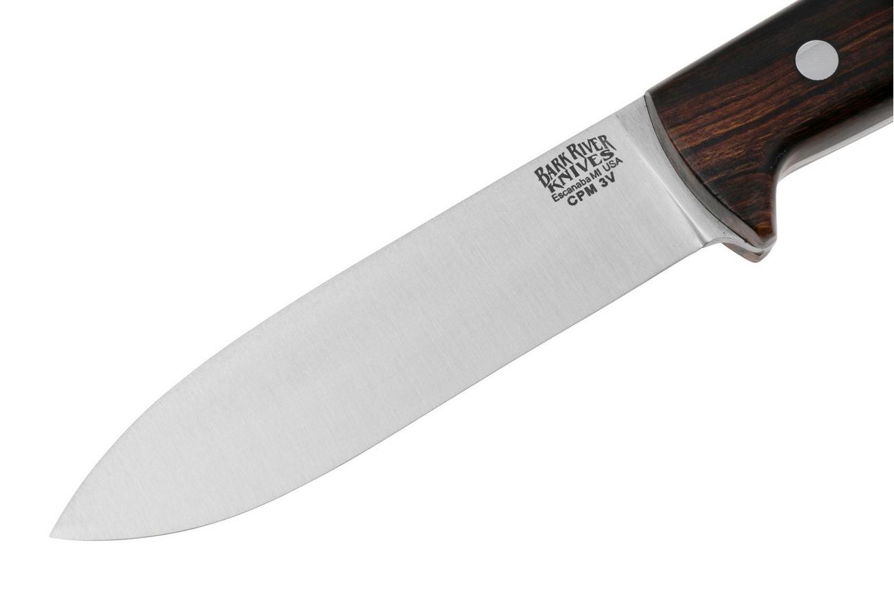 Bark River Kephart 4“ CPM 3V Desert Ironwood, vaststaand bushcraftmes