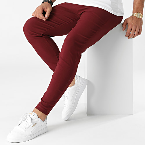 Pantalon Chino Bordeaux