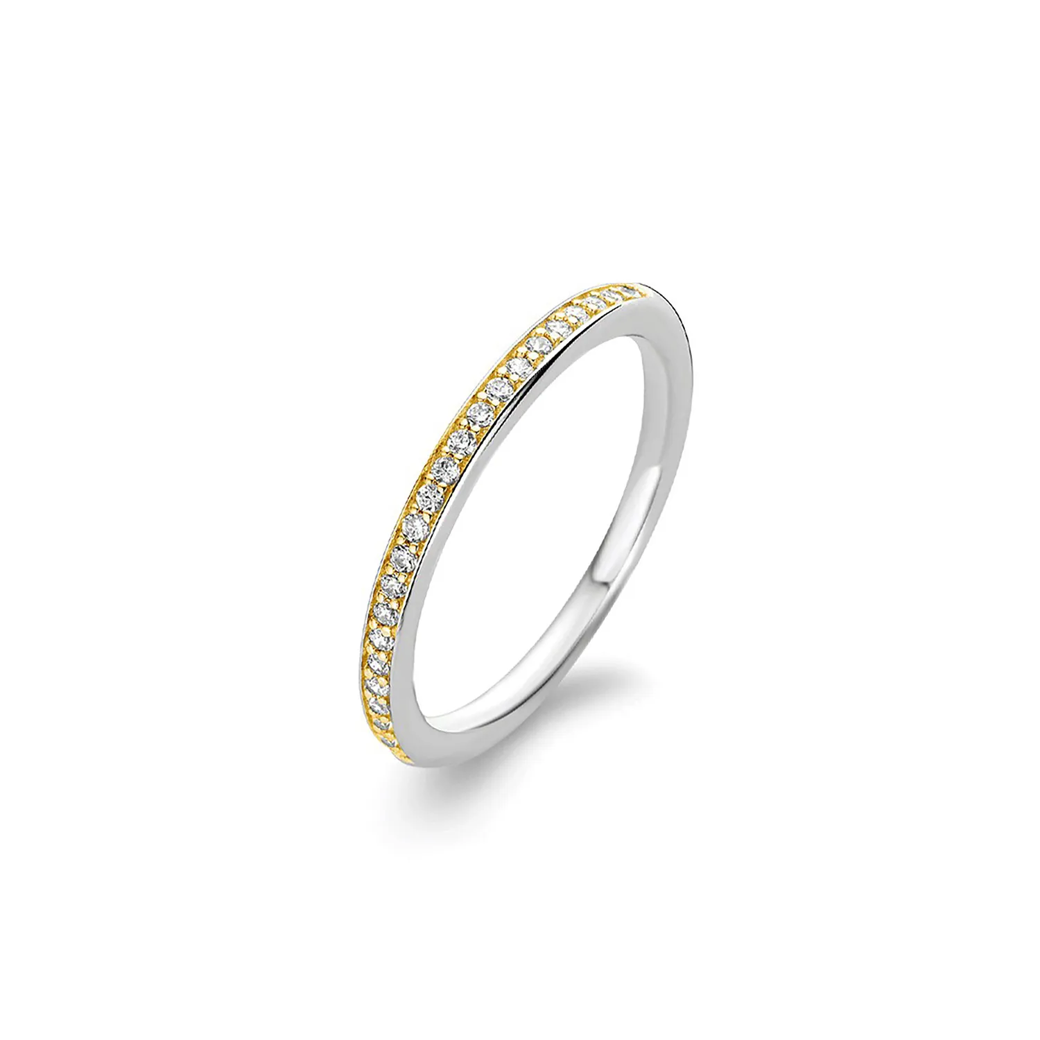 Ti Sento Milano Ring 18 kt. Forgyldt Sølv 1923ZY