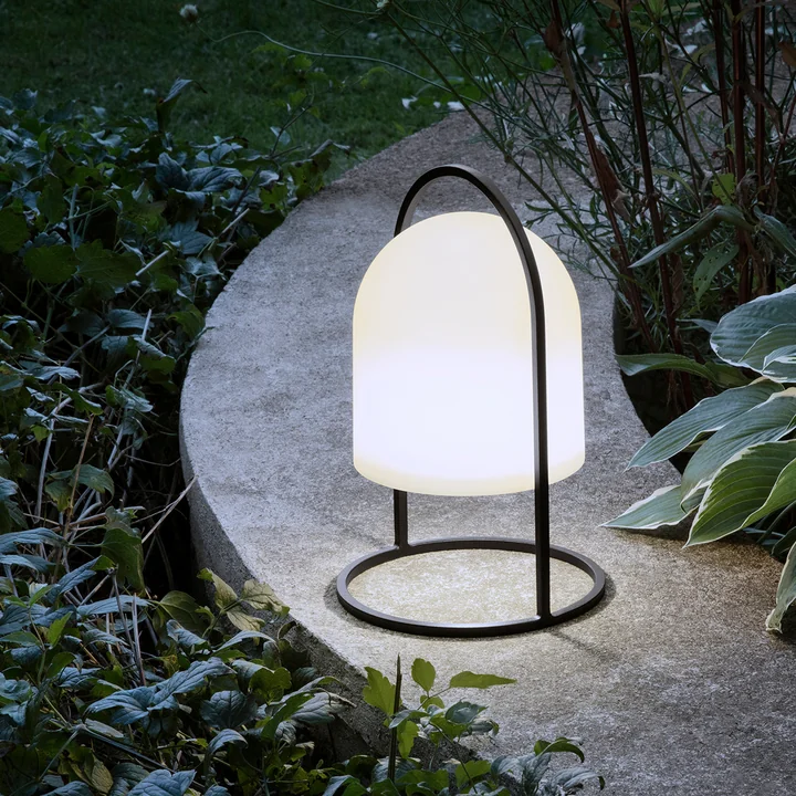 Eva Solo - Lantern Solarleuchte H 43 cm, schwarz / weiss