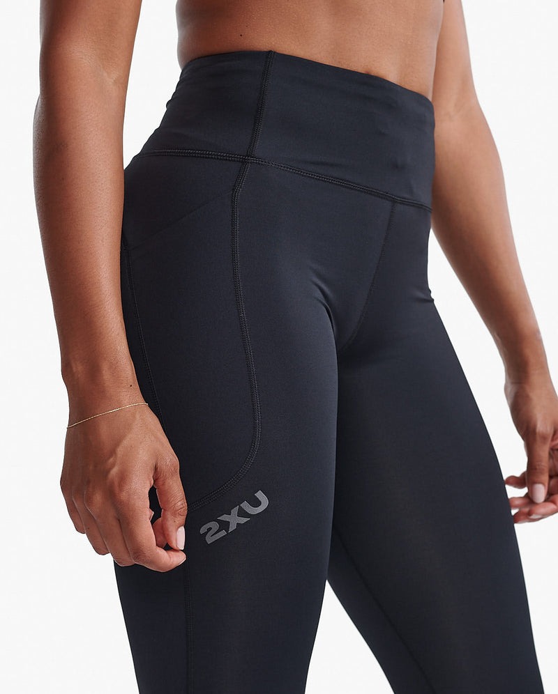 Aero Hi-Rise Compression Tights Dame Black/Black Reflective