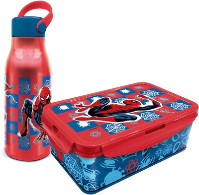 Marvel Spiderman Matboks og Flaske, Red