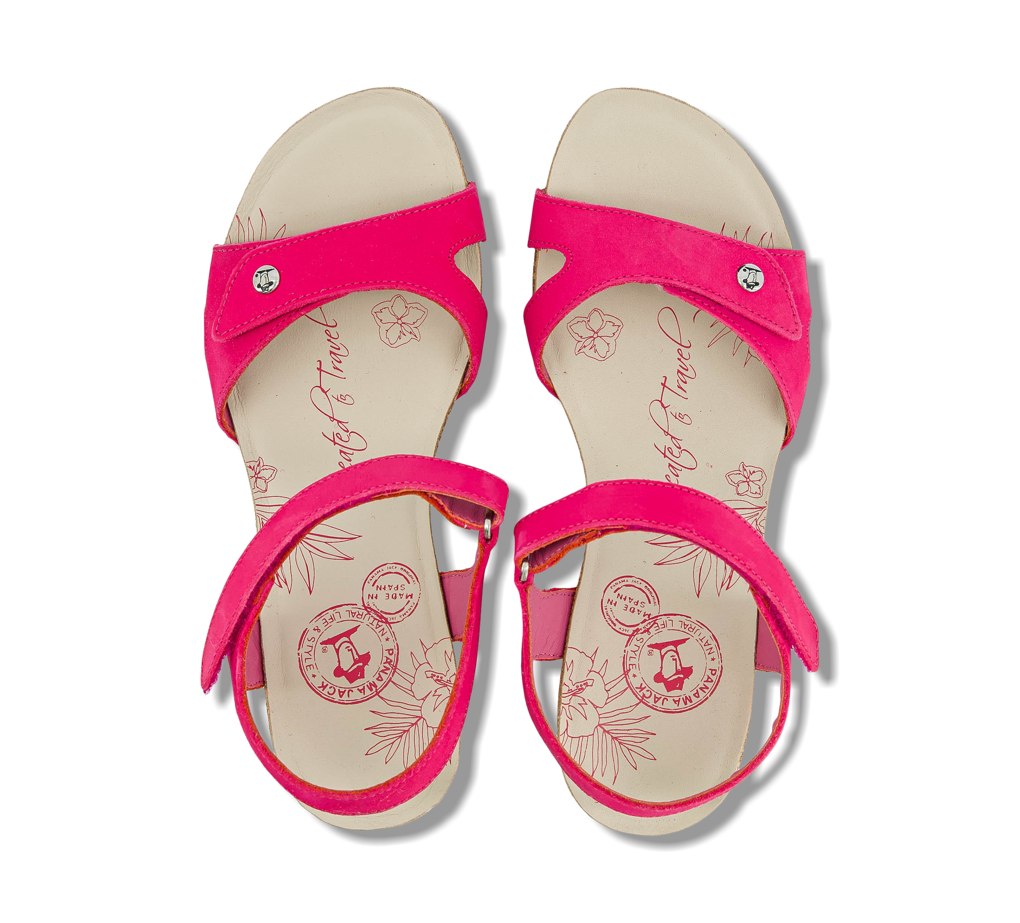 Panama Jack Keilsandaletten pink