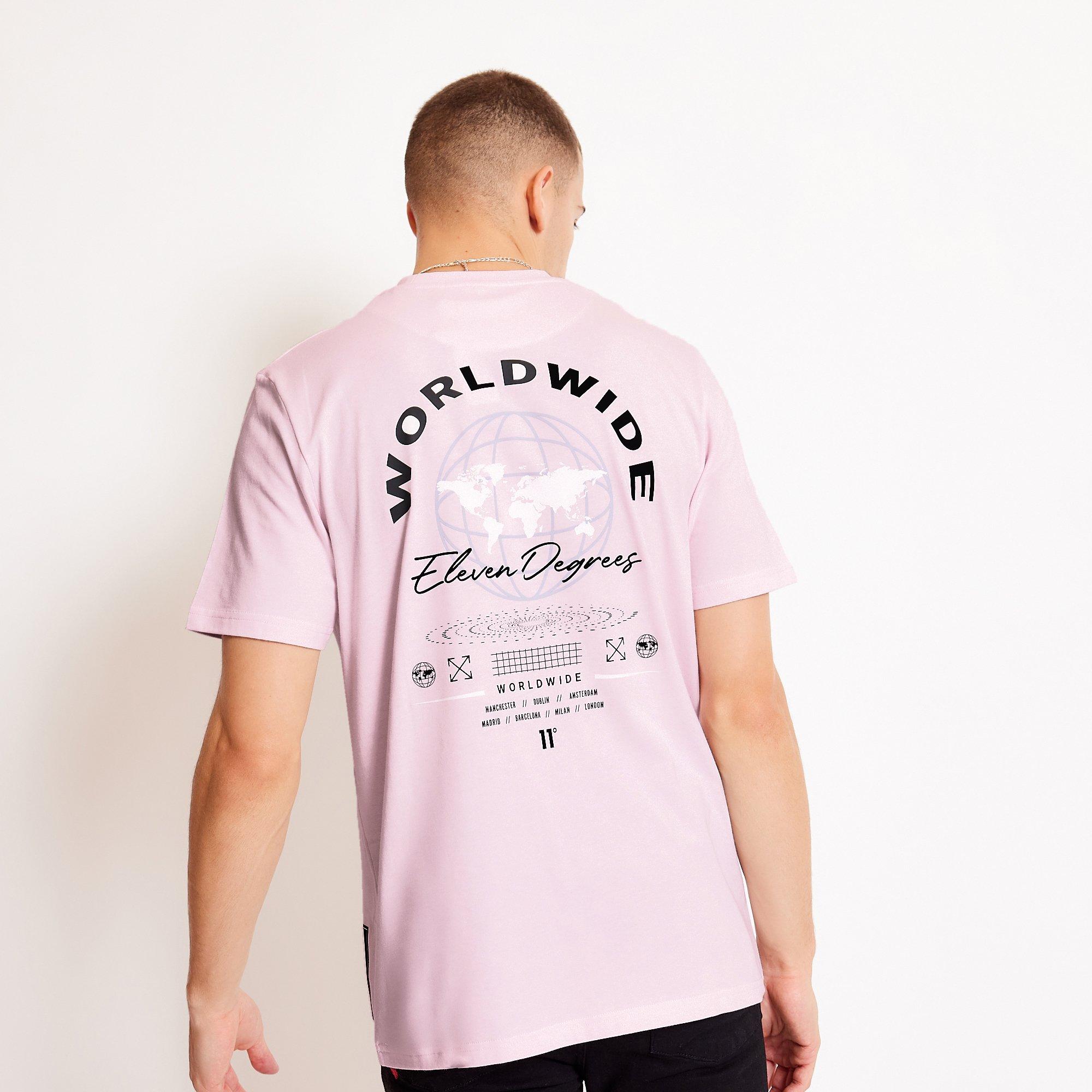 11 Degrees 11D Worldwide Graphic T Shirt