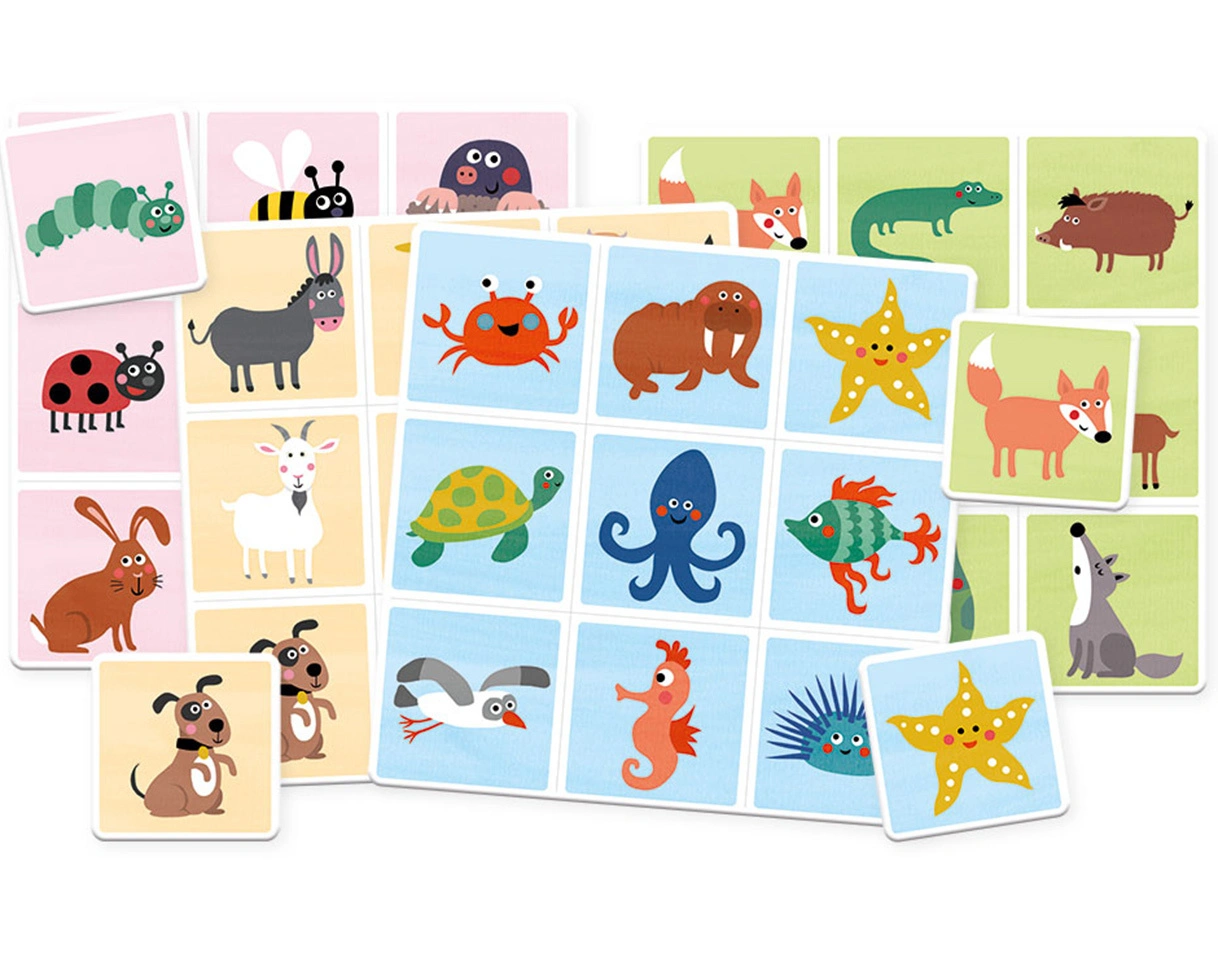 Spiel MEIN BUNTES TIERLOTTO 40-teilig